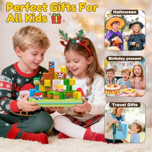 KAEILORU Magnetic Blocks Travel Toys for Kids Ages 4-8,35PCS Magnetic Cubes - Image 6