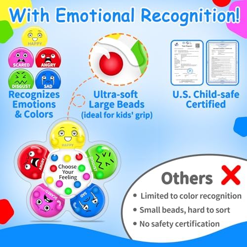 KidSquare Color Sorting Sensory Toys for Kids with Autism, Autistic 5-7 - Image 3
