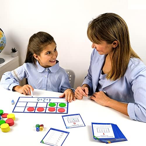 130 PCS Jumbo Magnetic Ten Frame Set - Ten Frames Class Set - Math Counters - Image 2