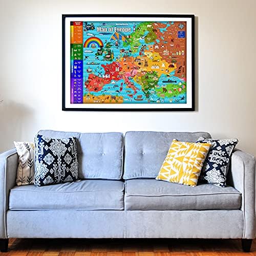 Think2Master Map of Europe 100 Pieces Jigsaw Puzzle. Great Gift. European History. Size:23.4” X 16.5” by Kyle Kim - Image 4