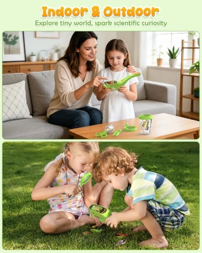 Bug Catcher for Kids,Kids Microscope,3-in-1 Insect Catching Kit for Kid - Image 6