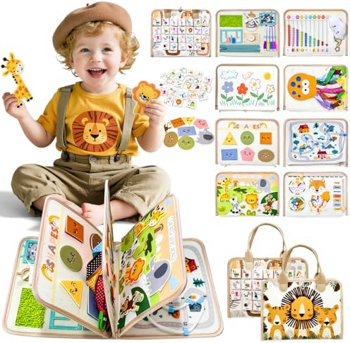 Aurasys Busy Board Montessori Toys for Toddlers Birthday Gifts by Aurasys