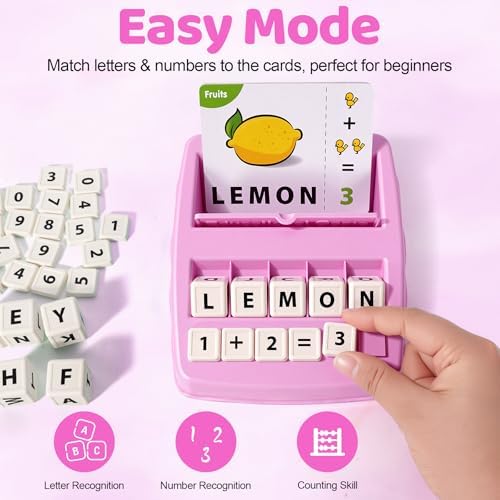 Montessori Matching Letter Game Toys for 3 4 5 Year Old Boy Girl Gifts Kids - Image 3