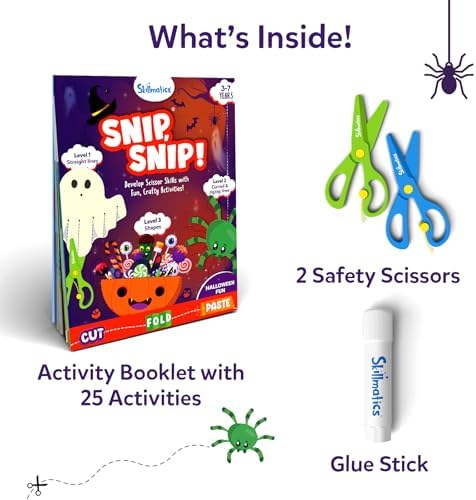 Skillmatics Snip Snip Halloween Craft, Scissor Skills, Felt Kits for Kids - Image 2