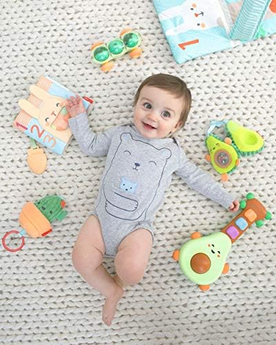 Skip Hop Baby Stroller Toy, Farmstand Grow & Play Jitter, Cactus - Image 5