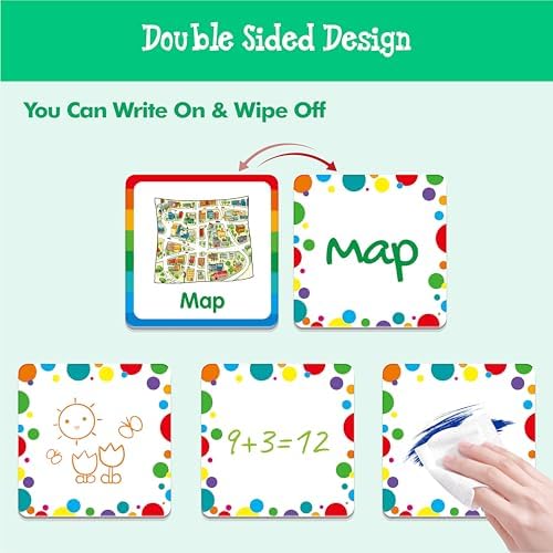 Hebayy Memory Matching Game, 72 PCS Sight Words Matching Cards for Kids, 36 Pairs Memory Cards, Educational Toy for Children to Learn Sight Words 5+ Years Old - Image 5