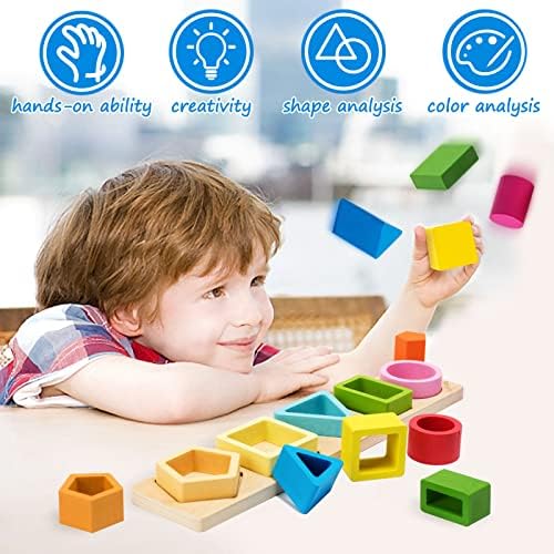 Symdiro Montessori Toys for 1-3 Year Old Boys & Girls, Sensory Learning Set - Image 2