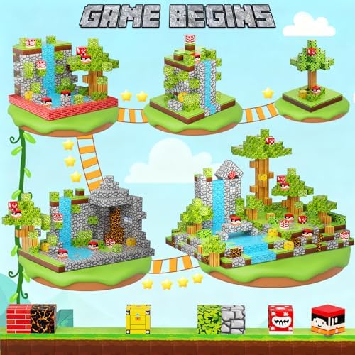 176 PCS Magnetic Blocks for Kids Ages 4-8, STEM Building Toys for 3+ Year Old Boys Girls, Magnetic Tiles Stacking Blocks Educational Preschool Toys Birthday Gifts - Image 4