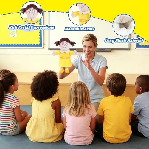 Shy Emotion Hand Puppet for Kids & Toddlers – 12 Inch - Image 3