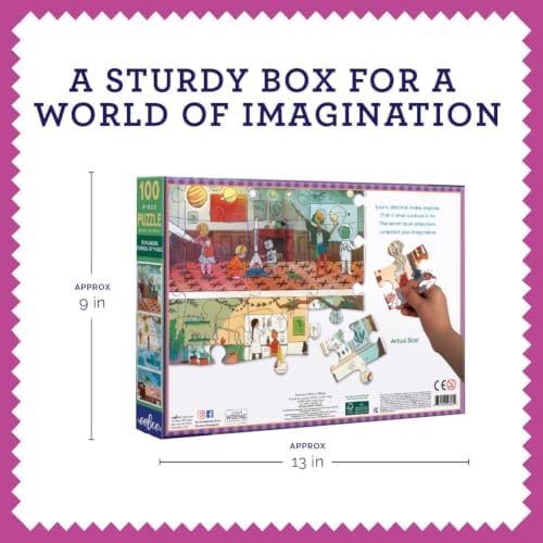 eeBoo Explorers School of Magic 100 Piece Children's Puzzle, 24" x 16" - Image 6