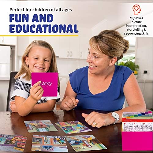 Spark Cards Sequence Cards for Storytelling and Picture Interpretation Speech Therapy Game, Special Education Materials, Sentence Building, Problem Solving, Improve Language Skills - Image 4