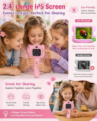 Microscope Camera for Kids Gifts Toys- Handheld Pocket Microscope Autofocus - Image 5