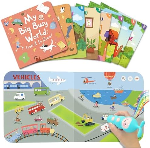 QuTZ Talking Pen: 2 Paperback + 6 Phonics Books, 600+ Words, 700+ Q&A (2+) by Qutz-AFunLand
