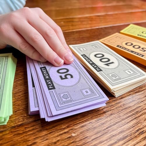 520-Piece Play Money for Board Games, 8 Denominations, Pretend Play Cashier - Image 3