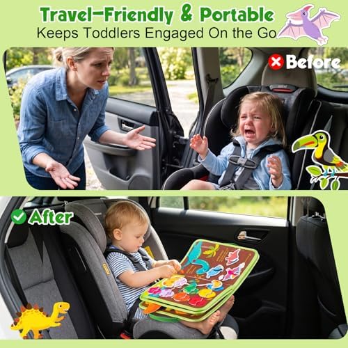 Busy Board Montessori Toys for 2 Year Old Boy Girl Birthday Gift Busy Book - Image 5