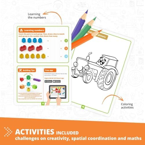 Engino STEAM Labs, Learning About Vehicles, STEAM Kit for Ages 3+, Building Blocks, STEM Kit for Girls & Boys, Learning & Education Toys, Kindergarden Toys (5 Models) - Image 4
