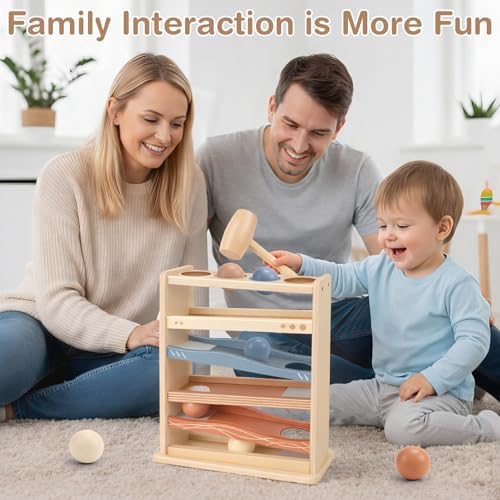 Vanplay Montessori Ball Drop Toys for 1 2 Year Old Boy Girls Birthday Gifts - Image 4