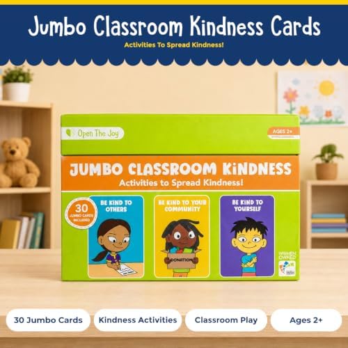 Open The Joy Jumbo Kindness Mission Cards, SEL Activity Cards Ages 3+ - Image 6