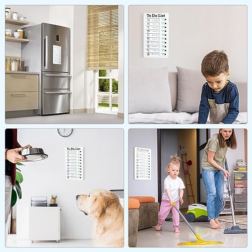 4 pcs Chore Chart for Kids Multiple Kids ADHD Tools Checklist Board Routine Schedule (to Do List) - Image 6