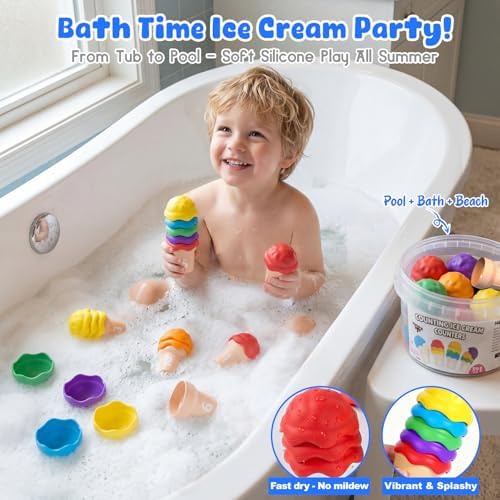 NEOROD Ice Cream Toys for Toddlers 1-5, Montessori Counting Manipulatives - Image 2