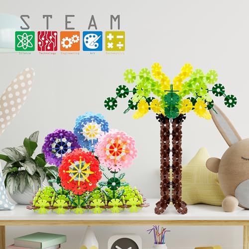 PicassoTiles Building Chip Interlocking Disc Construction Blocks in Black Color STEM Learning Early Education Toy Engineering Playset Child Brain Development for Toddlers Girls Boys Kids Age 3+ PTF108 - Image 3