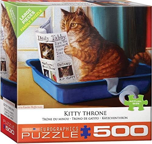 Kitty Throne Puzzle by EuroGraphics