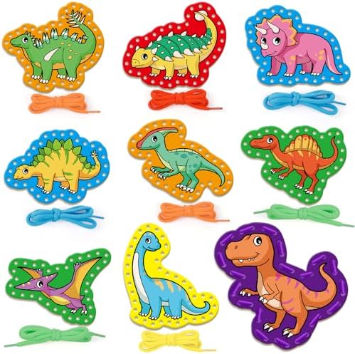 Lacing Cards,Sewing Kit for Kids,Fine Motor Toys,Classroom Must Haves by Quilinz