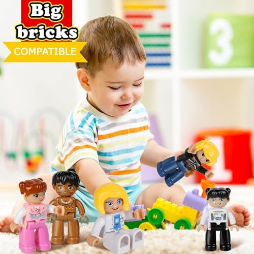 12 Pieces Large Magnetic People Figures for Kids Ages 3 4 5 6 and Up - Image 3