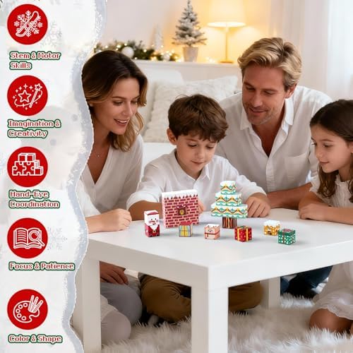 Magnetic Building Blocks for Kids 3-8, STEM Travel Toys with Storage Box - Image 5