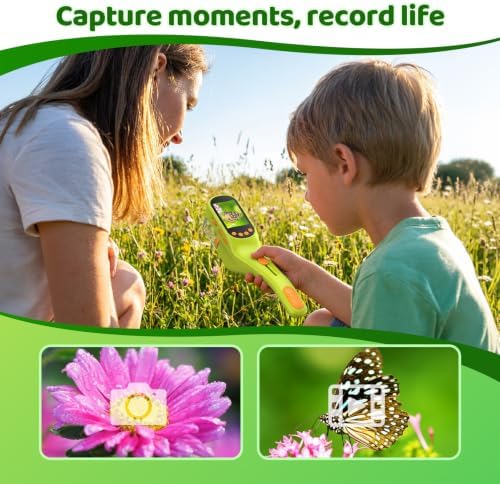 Handheld Microscope for Kids, Outdoor Explorer STEM Toy with Bonus Tools, 2.4" IPS Screen, Ergonomic Grip, Digital Camera, Photo/Video, Magnifier, Science Kit – Gift for Boys & Girls Age 3-12 - Image 5