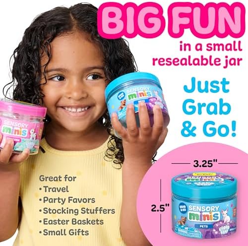 Creativity for Kids Sensory Minis Pets Kit | Cloud Clay Sensory Toy for Kids | Mess-Free, Screen Free Summer Supplies | Travel Activity for Kids (Ages 3+) - Image 4
