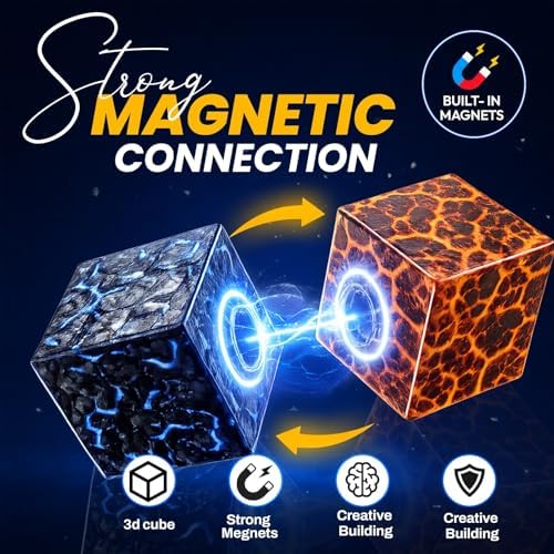 200PCS Magnetic Building Blocks for Kids Ages 3+ - STEM Lava Magnet Cubes Educational Set, Montessori Sensory Learning Toys for Boys & Girls, Indoor Outdoor Kids Birthday Gift. - Image 6