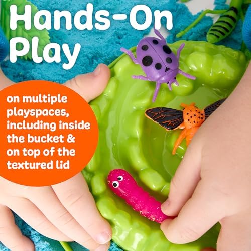 Creativity for Kids Sensory Adventure Neon Bugs Kit | Dig, Squish & Explore with Sensory Sand & Bug Toys | Scoop, Pinch & Play | Screen-Free Activity for Kids & Summer Activities (Ages 4+) - Image 5