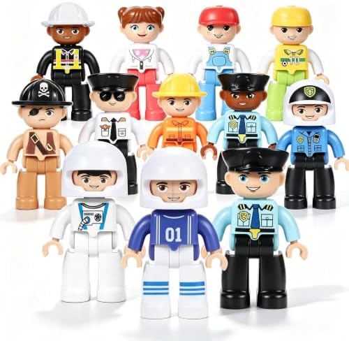 Mruikeny 12 Pieces Large Magnetic Figures for Kids Ages 3 4 5 6 7 8+ by Mruikeny