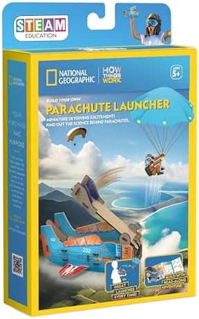 National Geographic Parachute Launcher Educational Kit by University+Games
