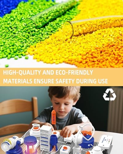 Science STEM Kits for Kids, Electronics Exploration Kit, 66 Pcs DIY Circuit Parts, Over 1200 Projects, STEM Educational Toy Gifts for Kids Boys Girls Ages 3 4 5 6 7 8 9 10 11 12, Color Project Manual - Image 5