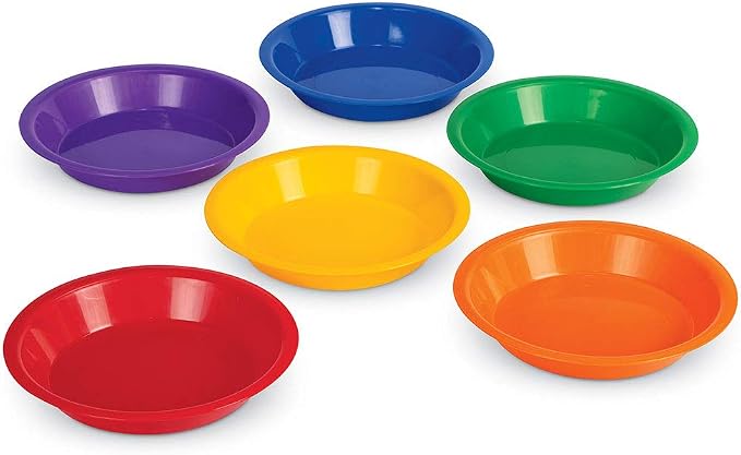 Learning Resources Three Bear Family Sorting Bowls, Set of 6 Bowls, Assorted Colors, 6" in Diameter, Ages 4+ - Image 3