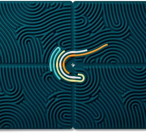Pushpeel XL Sensory Activity Board – Expandable Silicone Fidget Toy for Stress, Anxiety, ADHD & Autism – Modular, Silent, No Mess - Spruce - Image 7