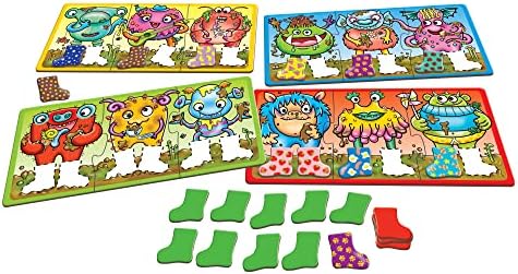 ORCHARD TOYS Moose Smelly Socks Game. Find Matching Pairs of Socks for Your Monsters! for Ages 3-6 and 2-4 Players - Image 2