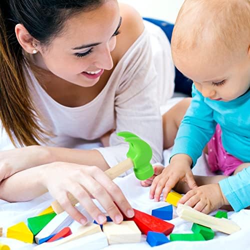 Fowecelt Wooden Hammer Toys Simulation Hammers Maintenance Tools Educational Toys for Kids Birthday Party Games Supplies - Image 7