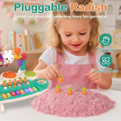 20-in-1 Musical Piano Keyboard Toy, Drum Set for 3+, Blue - Image 5