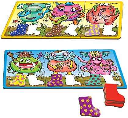 ORCHARD TOYS Moose Smelly Socks Game. Find Matching Pairs of Socks for Your Monsters! for Ages 3-6 and 2-4 Players - Image 6