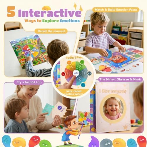 JoyCat Emotional Awareness Toy for Kids 3+, Calm Down Corner Activity - Image 3