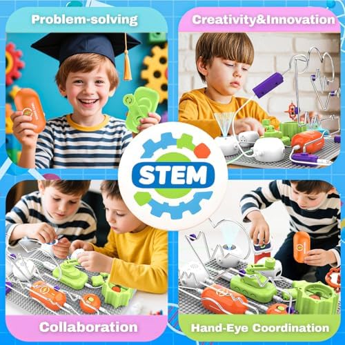 SMILESSKIDDO Science Kits, Electronics STEM Toys, 300+ Projects 16 Parts - Image 3
