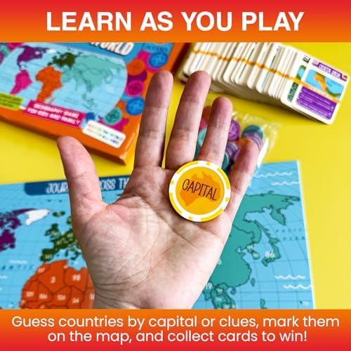Board Games for Kids 8-12 - Educational Geography Games for Kids and Family - Image 4