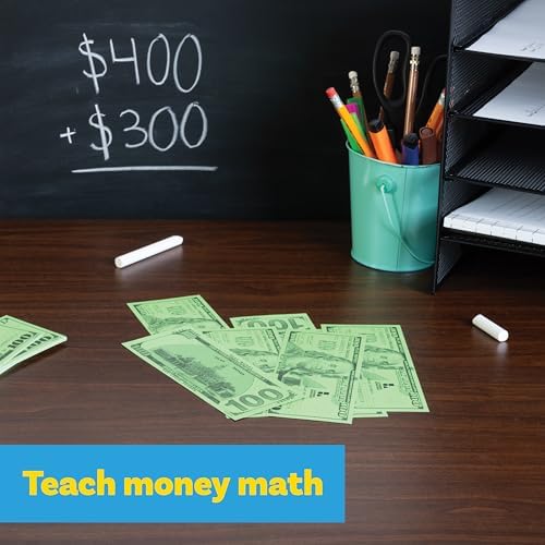 Learning Advantage One Hundred Dollar Play Bills, Set of 50 Paper Bills - Image 4