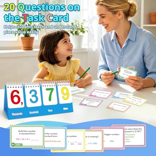 Place Value Manipulatives Flip Chart, Math Manipulatives - Image 3