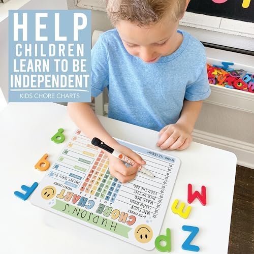 Magnetic Chore Chart for Kids Dry Erase Reward Chart for Home and Classroom - Image 3