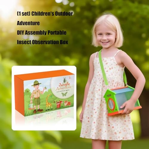 Nature Explorers Set for Ages 4-12, Includes Observation Box, Butterfly Net Catcher, Outdoor Discovery Observation Set - Image 7