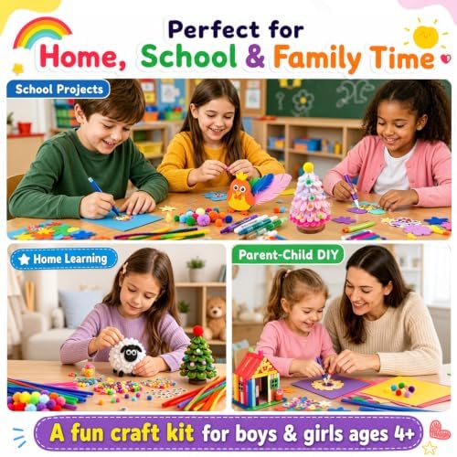 Arts and Crafts Supplies for Kids - Back to School Supplies with Glue Stick - Image 4